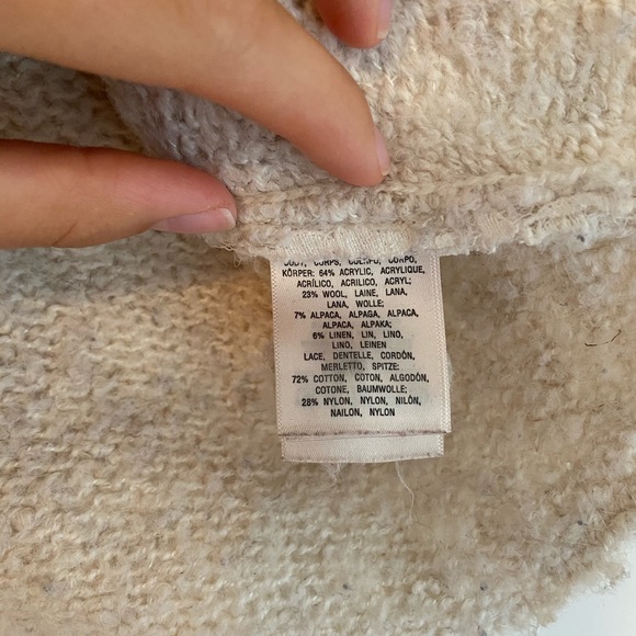 EUC Knitted and Knotted Felted Lace Pullov… - Picture 8 of 9